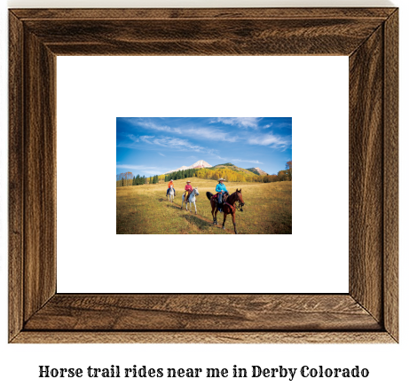 horse trail rides near me in Derby, Colorado